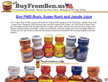 Tablet Screenshot of buyfromben.us